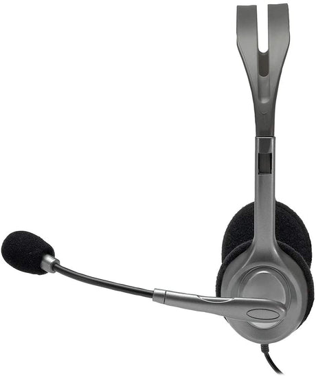 Logitech H110 Stereo Headset - Black - DokanTech #