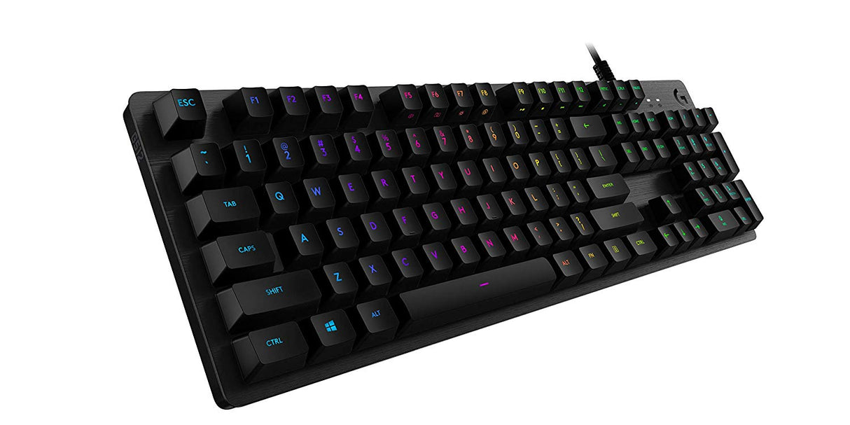 Logitech G512 Carbon RGB Gaming keyboard GX Blue Clicky linear switch - DokanTech #