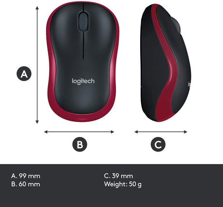 Logitech M185 Wireless Mouse - DokanTech #