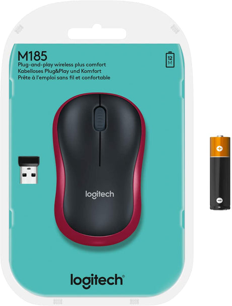 Logitech M185 Wireless Mouse - DokanTech #