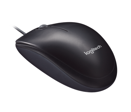 Logitech M90 Optical Wired Mouse - Black - DokanTech #