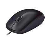 Logitech M90 Optical Wired Mouse - Black - DokanTech #