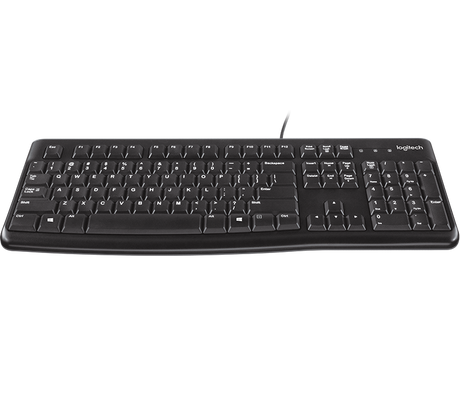 Logitech MK120 Wired Mouse and Keyboard ARA Combo _( Black ) - DokanTech #