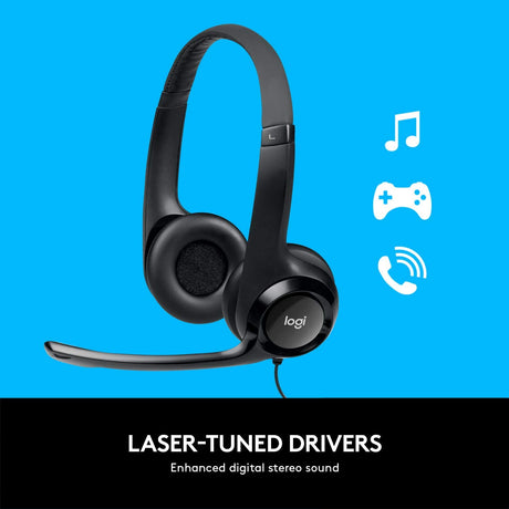 Logitech H390 USB Headset - DokanTech #