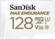 SanDisk Max Endurance 100/40 MB/s 15,000H Micro SDXC Card with Adapter - DokanTech #