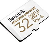 بطاقة Sandisk Max Endurance بسرعة 100/40 ميجابايت/ثانية وسرعة 15000 ساعة مع محول Micro SDXC