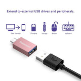 Tronsmart OTG USB C to USB A 3.0 Mini Adapter CTAF