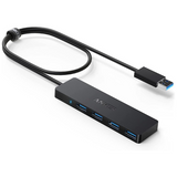 Anker 4 Port USB 3.0 Ultra Slim Data Hub with 2ft Extended Cable